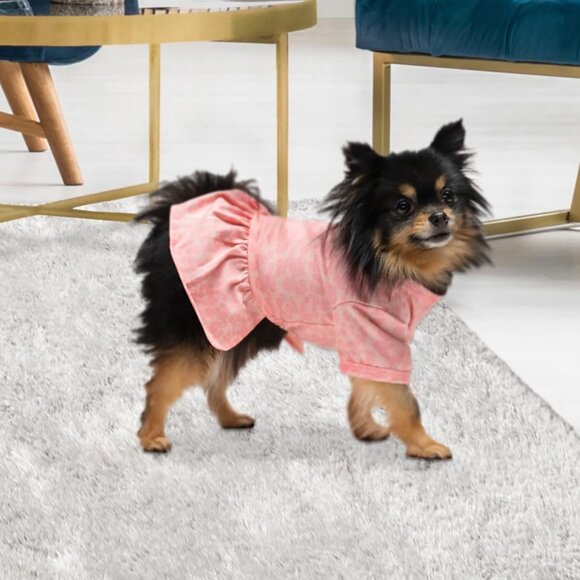 NWT Juicy Couture Pink Leopard Dog Dress - Picture 1 of 4